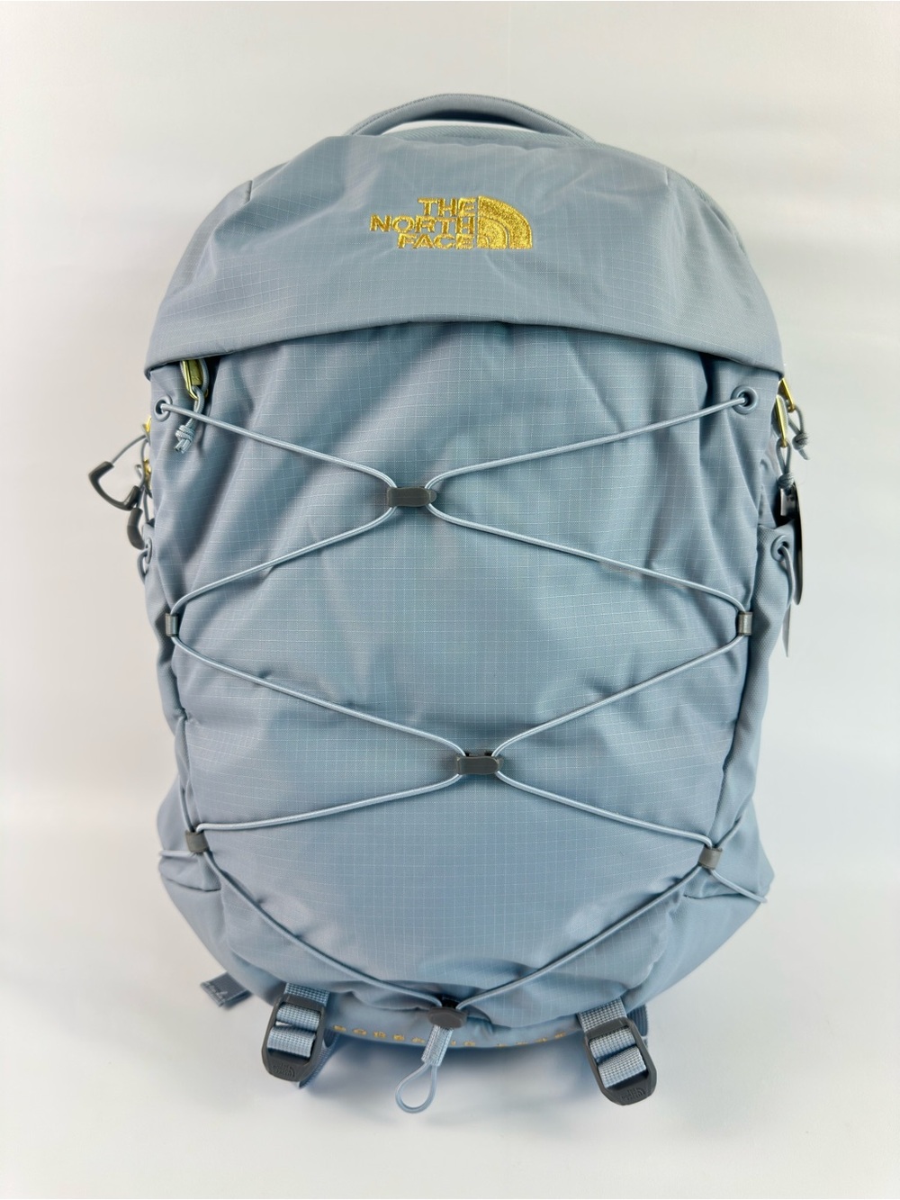 The North Face Women’s Borealis Luxe Backpack 27L Frost Grey/Gold Metallic NWT